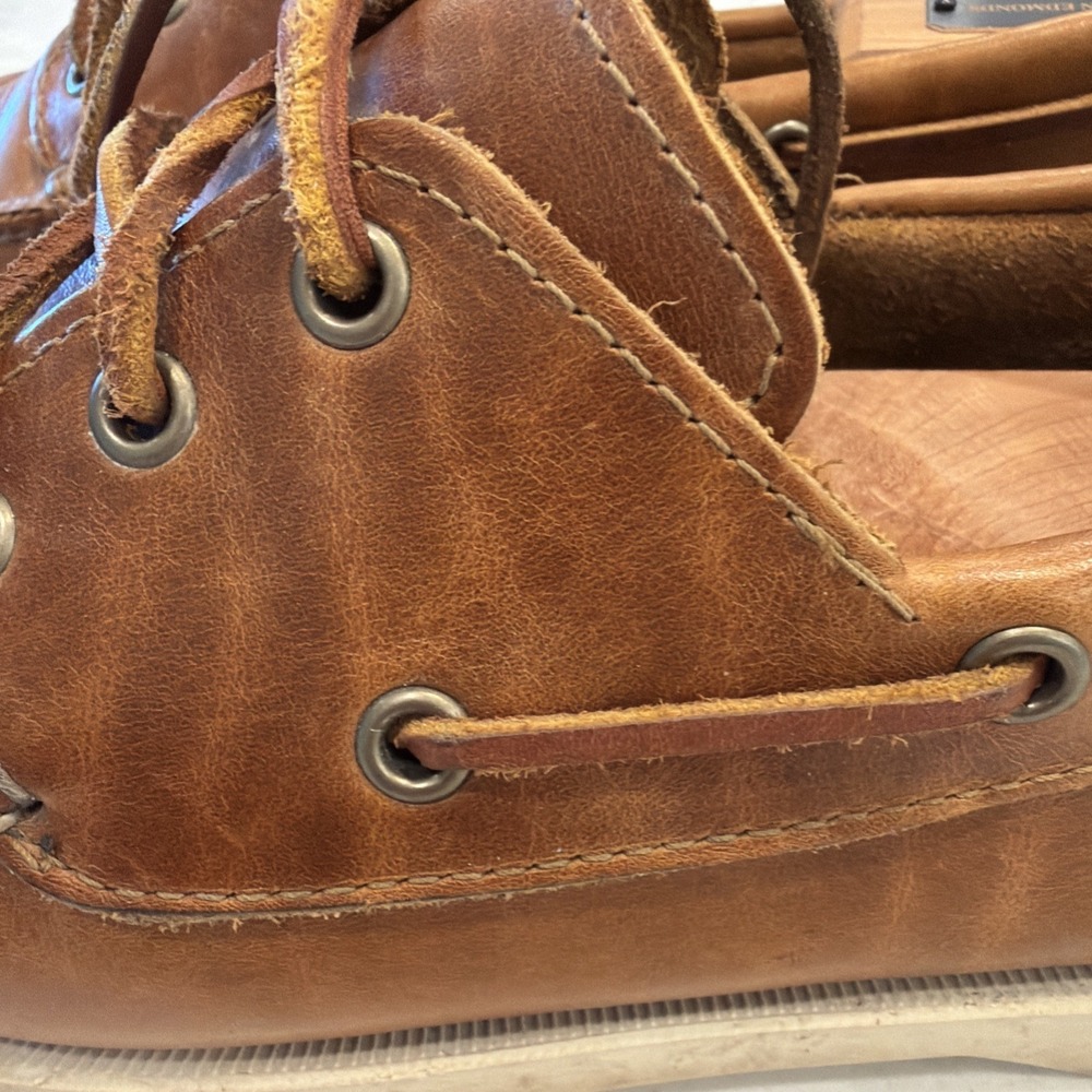 Quoddy Head Boat Shoe Whiskey 11D $249 Retail - Picture 11 of 16